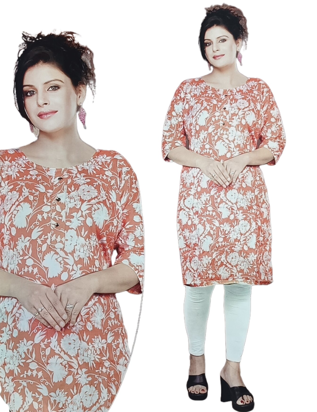 SEJAL RIYON PRINT TOPS