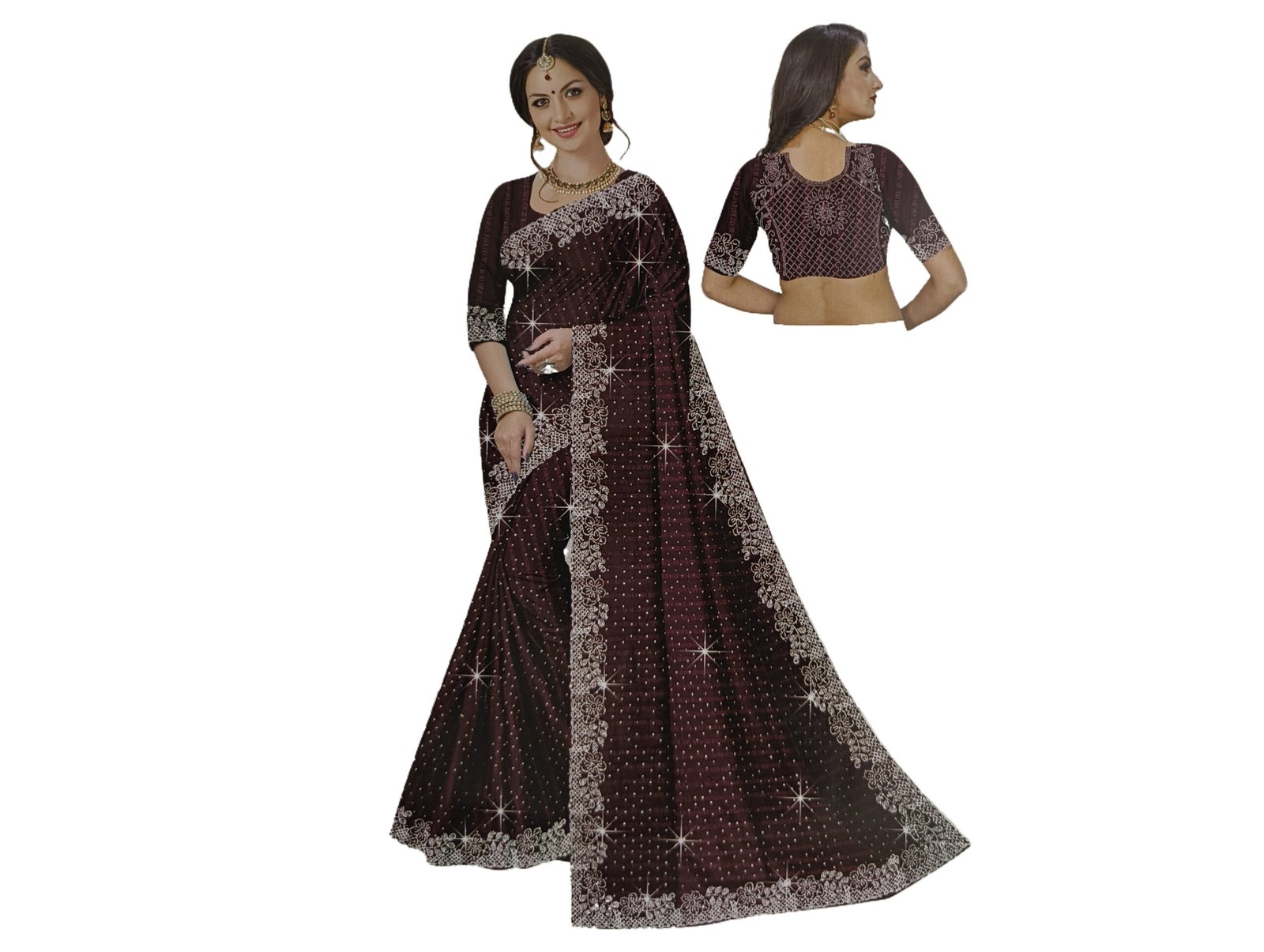 Elegant Georgette Saree with BLOUSE