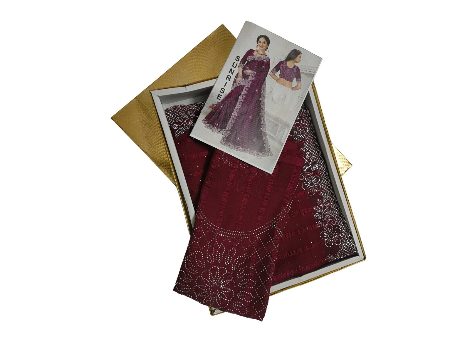 Elegant Georgette Saree with BLOUSE - Image 2