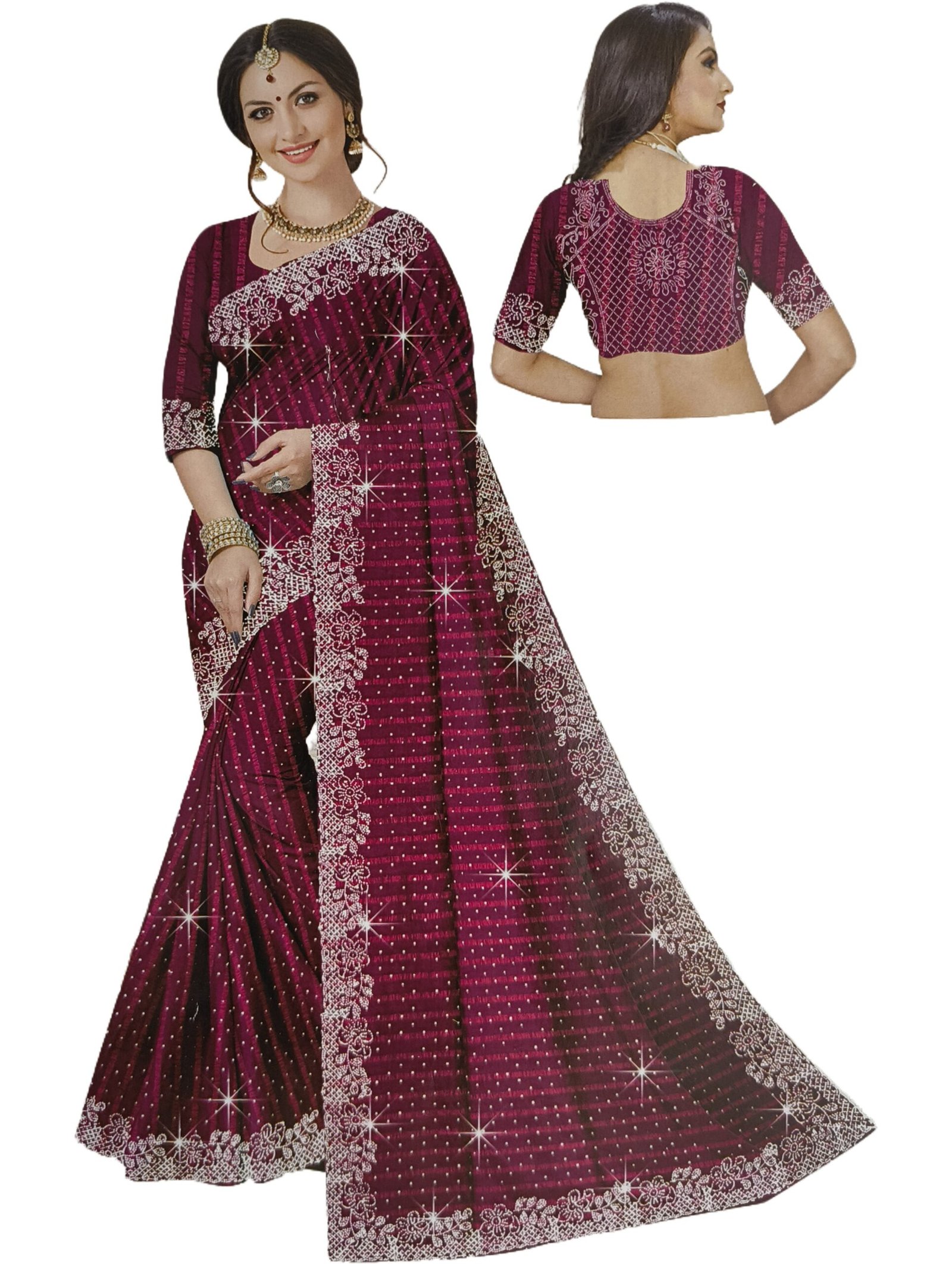 Elegant Georgette Saree with BLOUSE